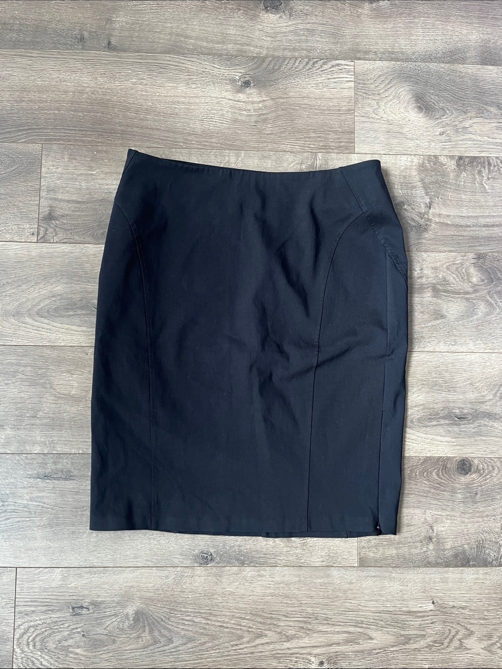 Brenda Beddome Classic Black Pencil Skirt Zippers